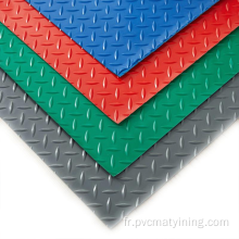 Rouleau de tapis de sol en PVC de conception différents